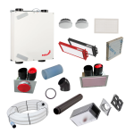 CA160 Kit ERV System 5" Kit - 900-1200 sqft